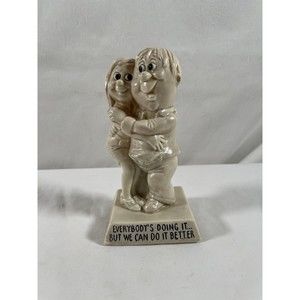 Vintage 1972 W&R Berries Figurine "WE CAN DO IT BETTER" Love #93
